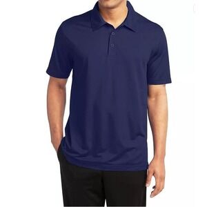 Galaxy Harvic NWT Men's Navy Short Sleeve Moisture‎ Wicking Golf Polo  Shirt 2XL